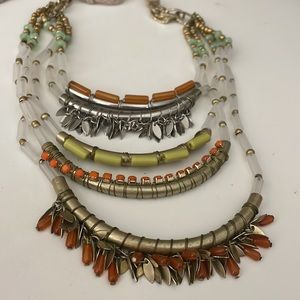 Bohemian 34” Boho Tiered Rope Necklace